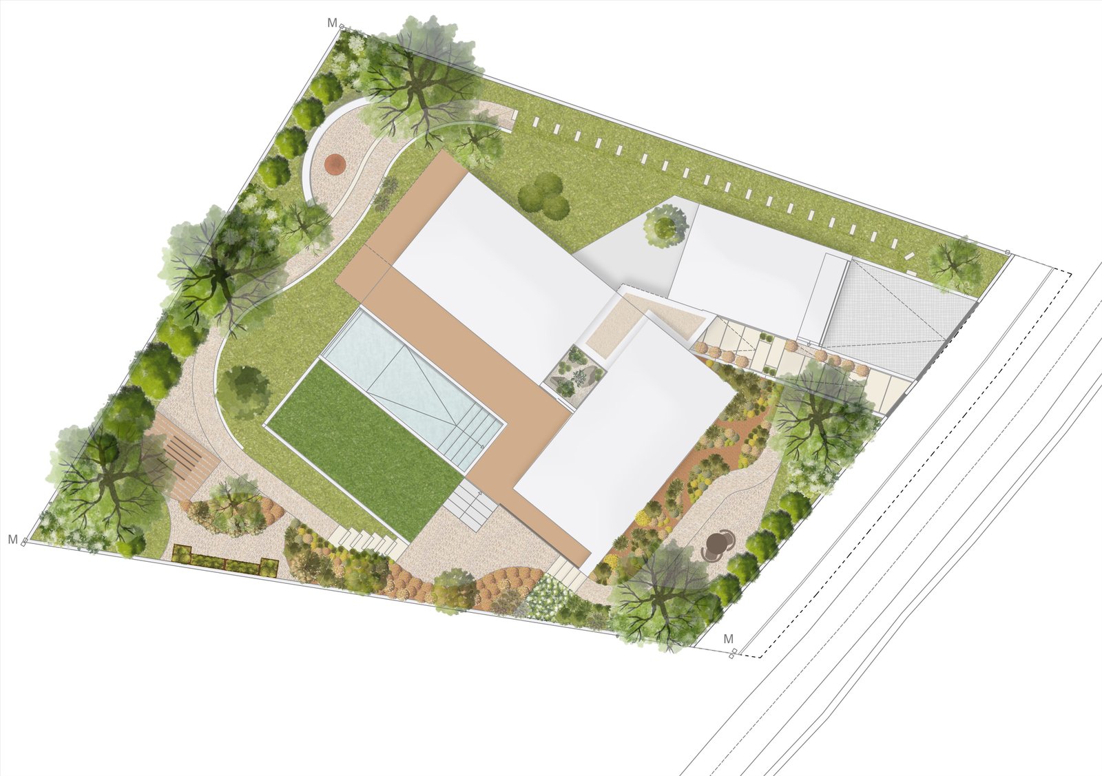 Projeto de jardim - plano geral