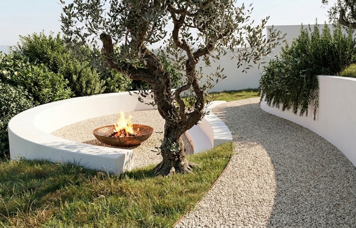 Projeto de jardim - firepit