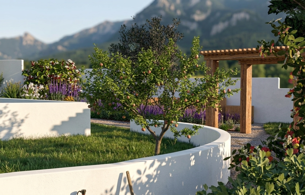 Projeto de jardim - pergola